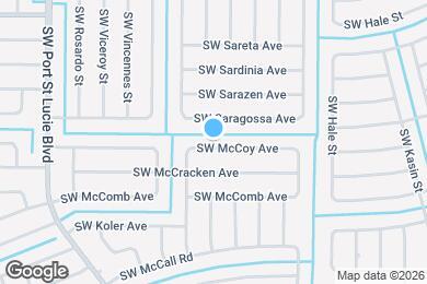 Map image of the property - 743 SW McCoy Ave