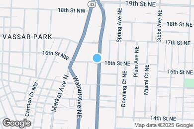 Map image of the property - 318 16th St NE