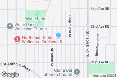 Map image of the property - 3218 Cleveland St NE