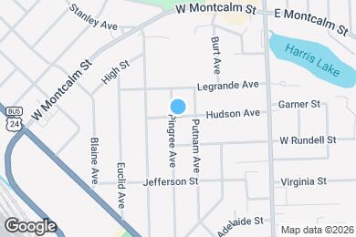 Map image of the property - 115 Hudson Ave