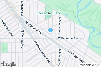 Map image of the property - 6016 N Austin Ave