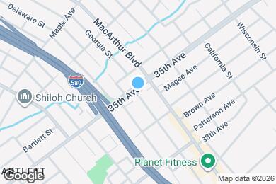 Map image of the property - 3500 35th Ave