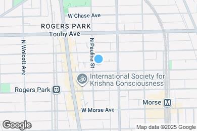 Map image of the property - 1642.5 W Greenleaf Ave