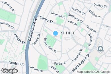 Map image of the property - 25 Fort Ave