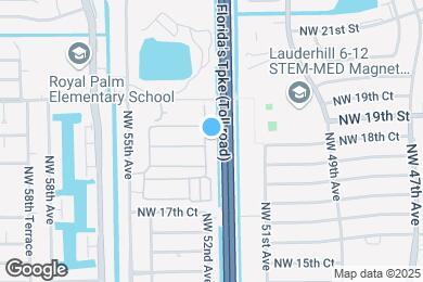 Map image of the property - 1832 NW 52nd Ave