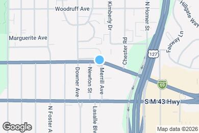Map image of the property - 2718 E Grand River Ave