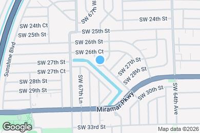Map image of the property - 2636 SW 66th Ter