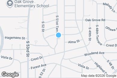 Map image of the property - 2721 S 51st Terrace