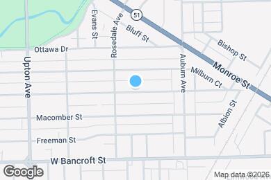 Map image of the property - 1634 Milburn Ave