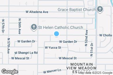 Map image of the property - 5339 W Cholla St