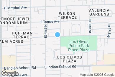 Map image of the property - 2737 E Glenrosa Ave
