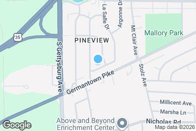 Map image of the property - 3353 Forent Ave