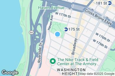 Map image of the property - 710 W 173rd St