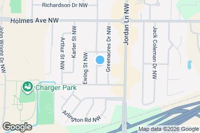 Map image of the property - 410 Warner St NW