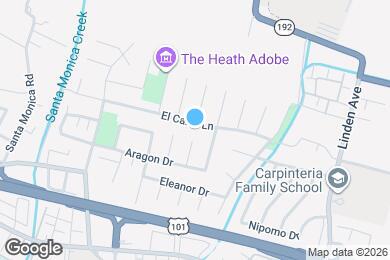 Map image of the property - 4685 El Carro Ln