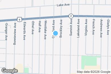 Map image of the property - 1245 Cranford Ave