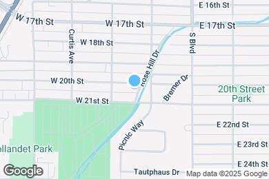 Map image of the property - 235 W 20th St