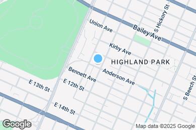 Map image of the property - 913 S Highland Park Ave