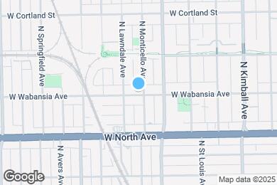 Map image of the property - 1700 N Monticello Ave