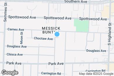 Map image of the property - 768 S Greer St