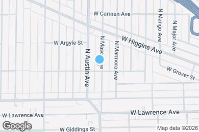 Map image of the property - 4912 N Mason Ave