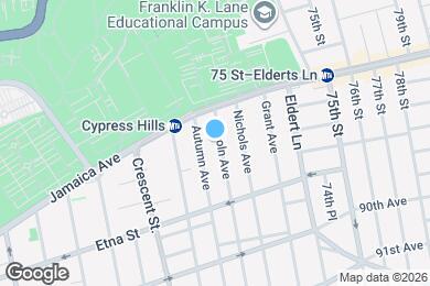 Map image of the property - 38 Lincoln Ave