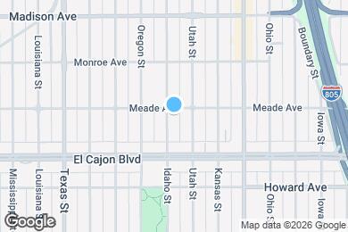 Map image of the property - 4383 Idaho St
