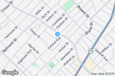 Map image of the property - 152 Central Ave