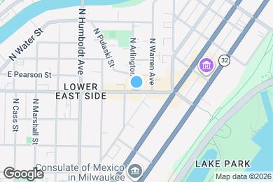 Map image of the property - 1316 E Brady St