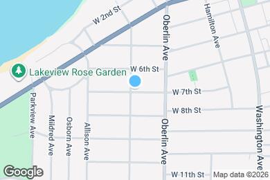 Map image of the property - 1236 W 7th St