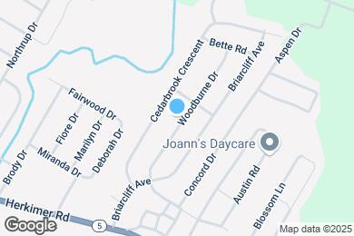 Map image of the property - 421 Woodburne Dr