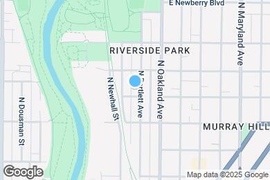 Map image of the property - 2563 N Bartlett Ave