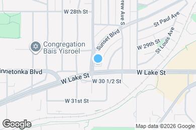 Map image of the property - 2925 Sunset Blvd