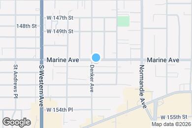 Map image of the property - 1542 marine ave