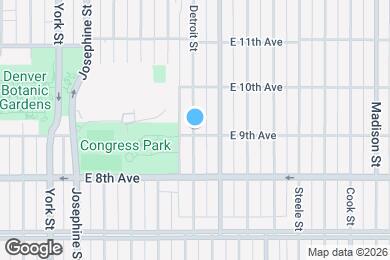 Map image of the property - 899 Detroit St