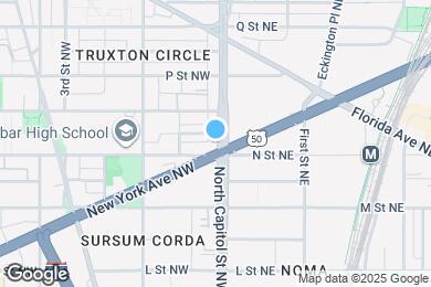 Map image of the property - 1304 N Capitol St NW