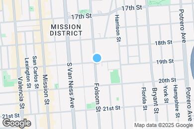 Map image of the property - 2305 Folsom St