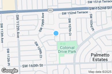 Map image of the property - 15615 SW 108th Ct