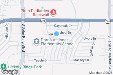 Map image of the property - 2430 Fieldcrest Dr