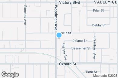 Map image of the property - 6134 Woodman Ave