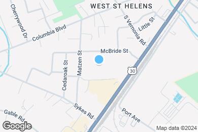 Map image of the property - St. Helens Place