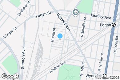 Map image of the property - 1814 W Rockland St
