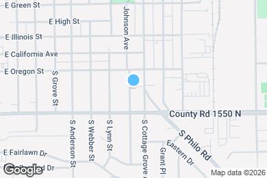 Map image of the property - 710 S Wabash Ave