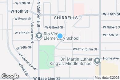 Map image of the property - 1444 N Pennsylvania St