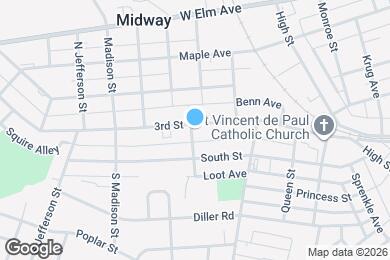 Map image of the property - 328 1/2 3rd St