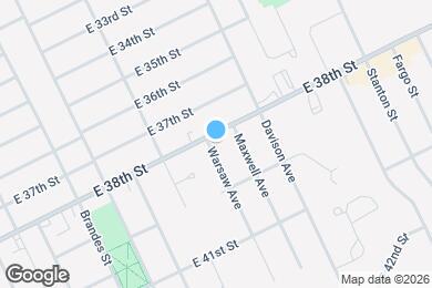 Map image of the property - 1403 E 38th St