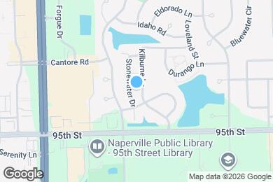 Map image of the property - 2924 Stonewater Dr