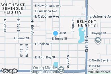 Map image of the property - 1814 E Emma St