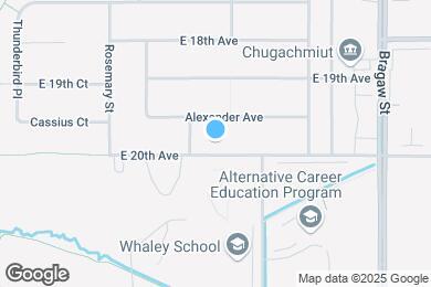 Map image of the property - 3541 E 20th Ave