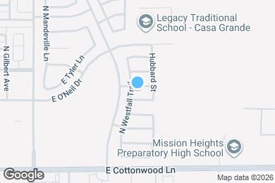 Map image of the property - 1243 E Eric Pl